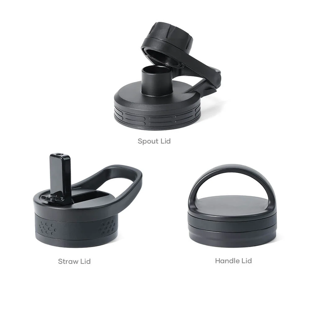 Trio Series Water Bottle with 3 Lids | 40oz - Image 3