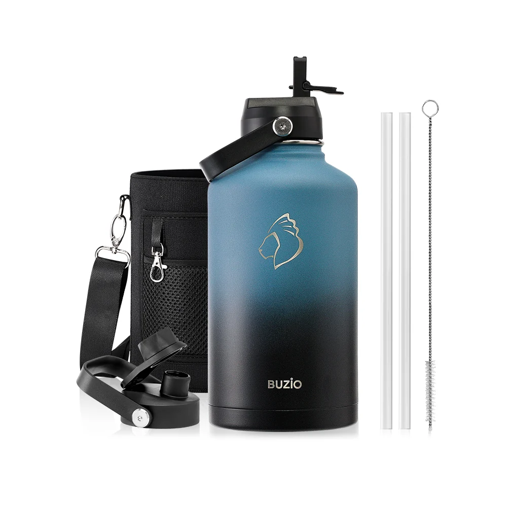 Duet Series Water Bottles with 2 Lids | 64oz - Image 12