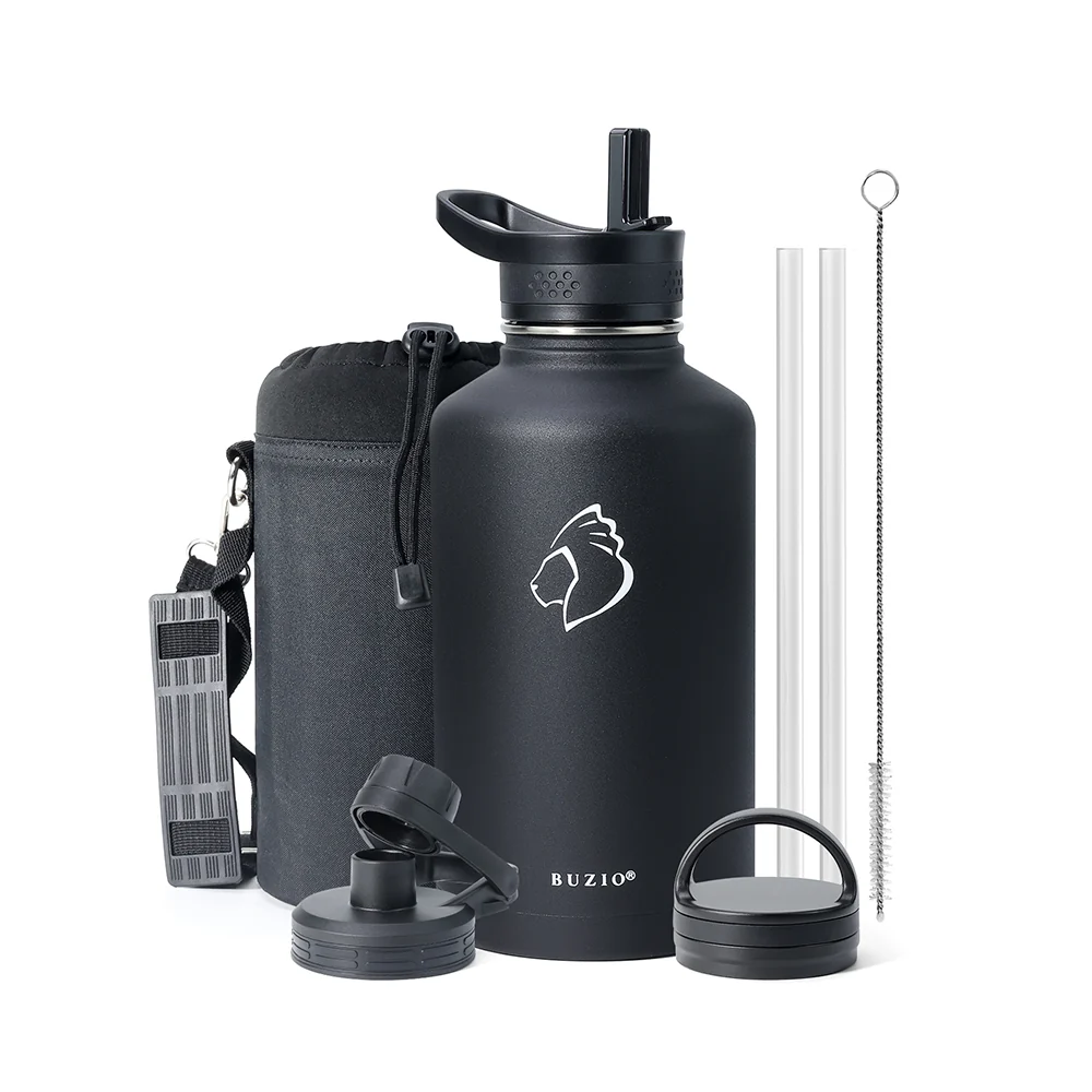 Trio Series Water Bottle with 3 Lids | 64oz - Image 10