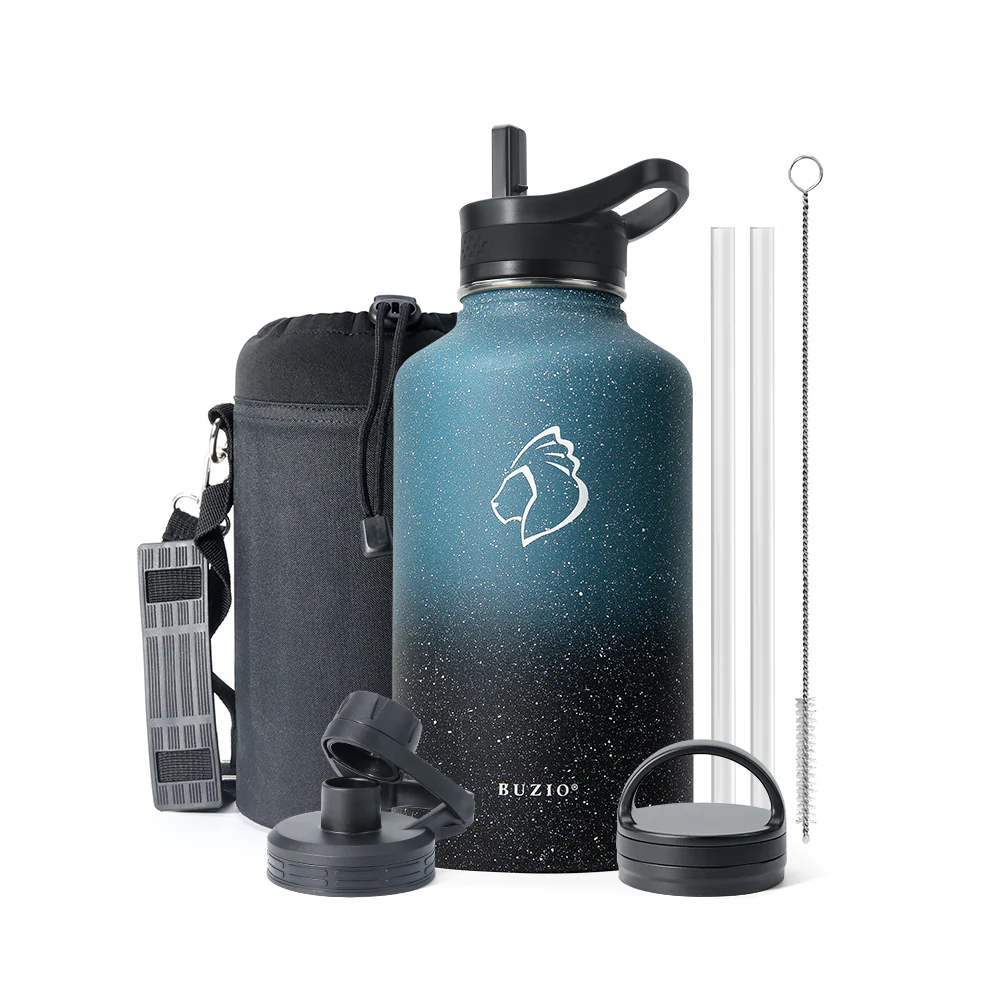 Trio Series Water Bottle with 3 Lids | 64oz - Image 16