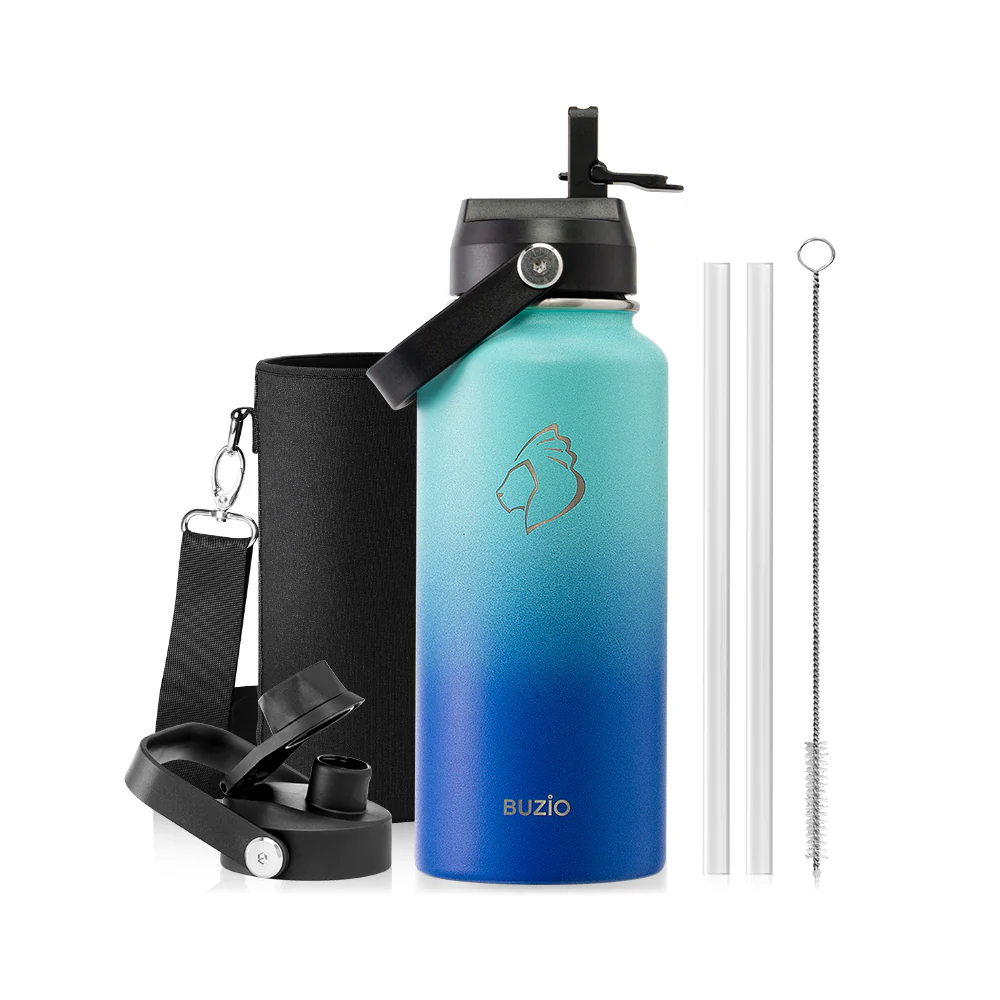 Duet Series Water Bottles with 2 Lids | 32oz - Image 19