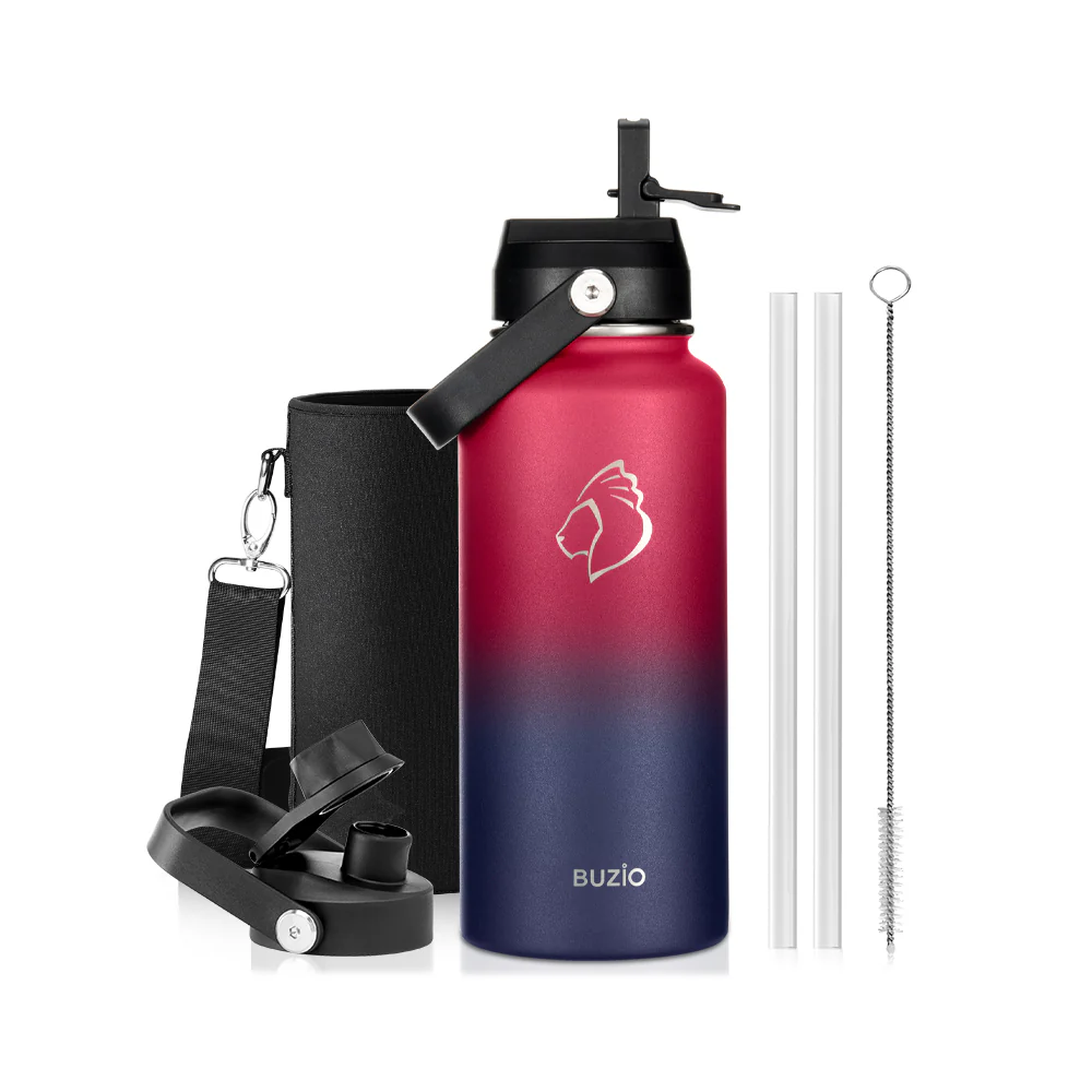 Duet Series Water Bottles with 2 Lids | 32oz - Image 15