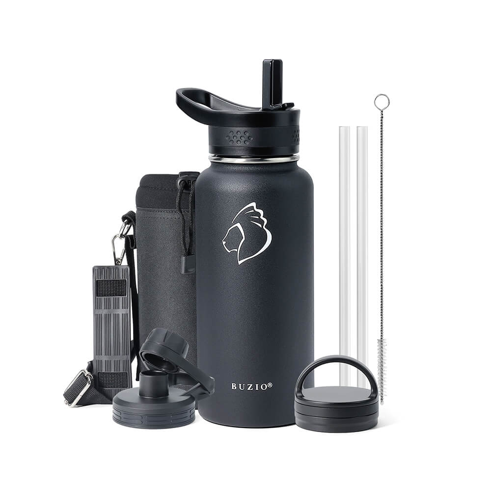 Trio Series Insulated Water Bottle with 3 Lids | 32oz - Image 6
