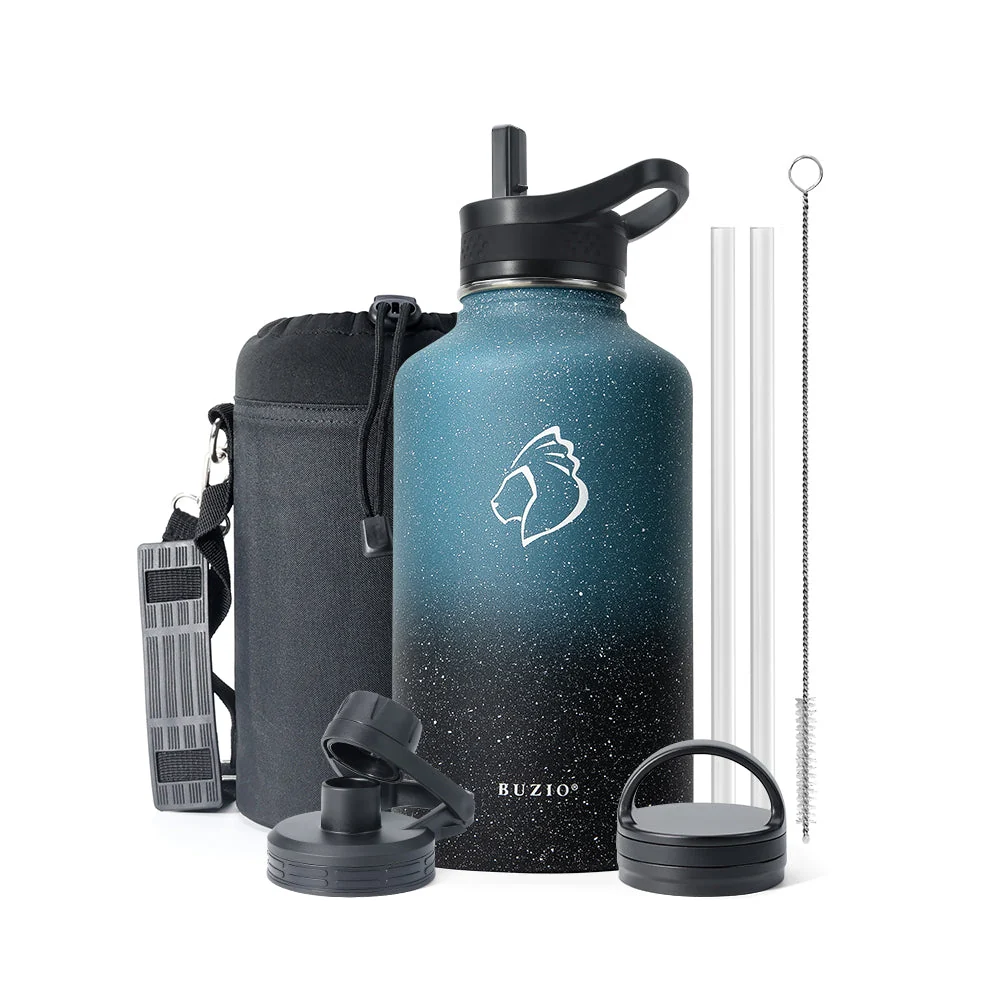 Trio Series Insulated Water Bottle with 3 Lids | 32oz - 64oz - Image 38